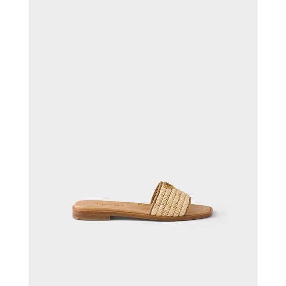 Prada Raffia Slide Sandal - US 9.5 - Picture 4 of 7